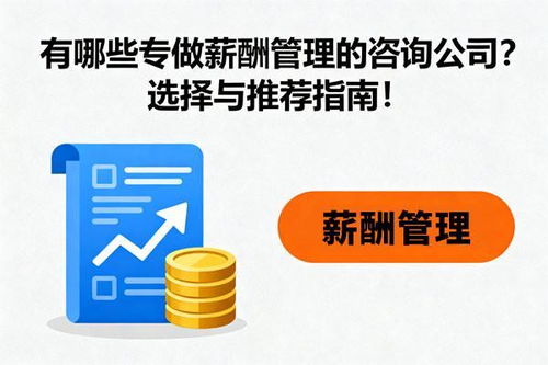 薪酬管理咨詢公司選擇與推薦指南 助力企業構建高效激勵體系
